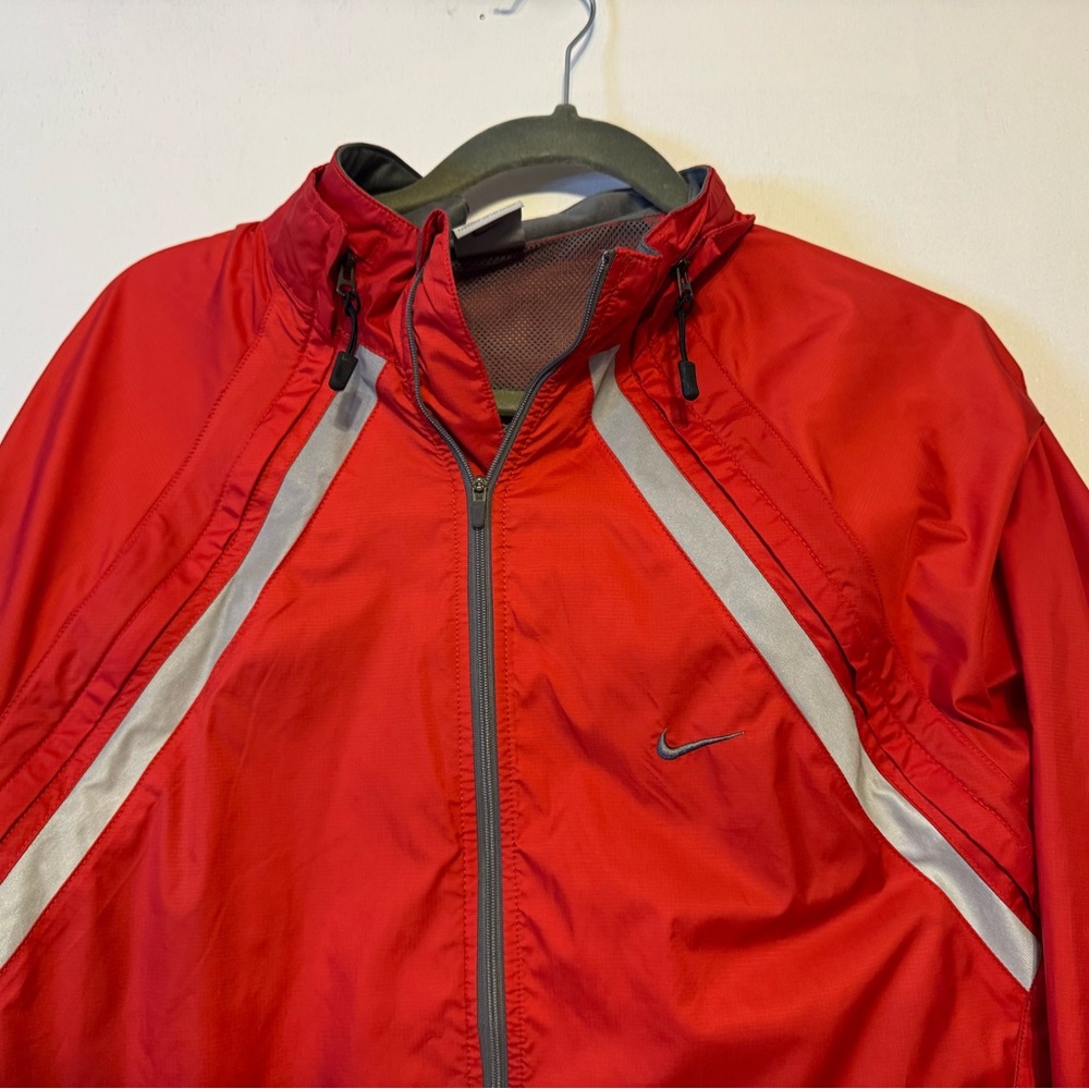 Nike Vintage Clima-Fit Windbreaker Jacket - Red (XL) - Picture 4 of 9